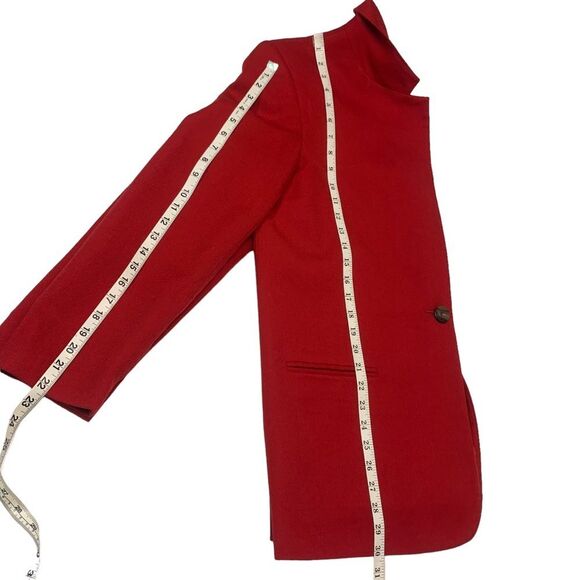 Sag Harbour 100% Wool Red Classic Blazer - Picture 9 of 12